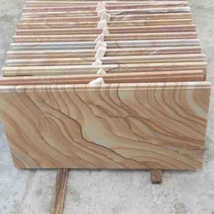 Wholesale Chinese Wood Vein Sandstone For Driveway Paving Stone