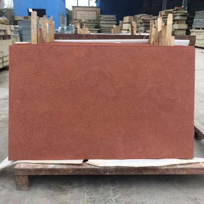 China Sandstone Tile Natural Red Sand Stone For Wall Cladding