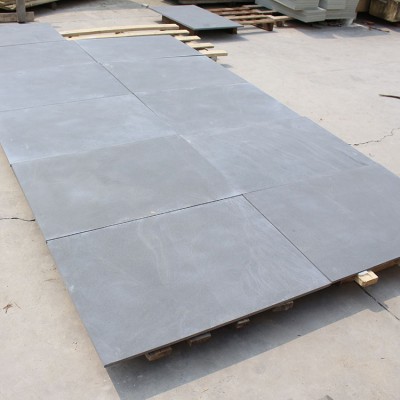 Natural Black Sandstone With Honed Finish